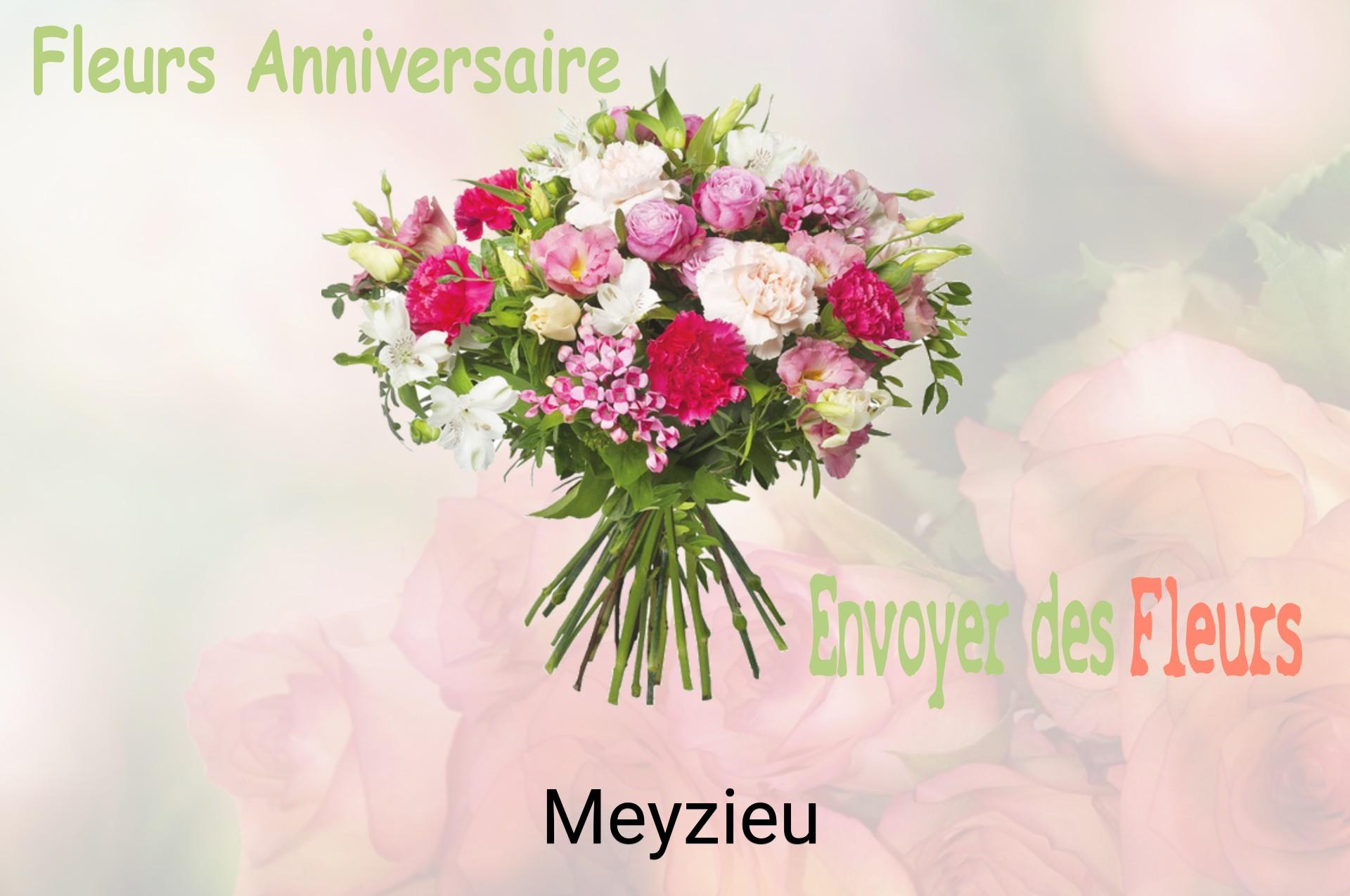 Bouquet de fleurs d’anniversaire livré à Meyzieu
