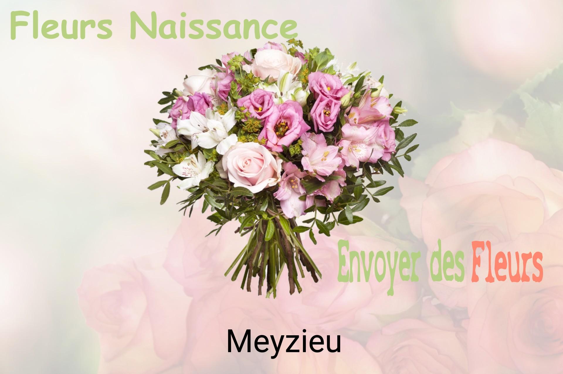 Bouquet de fleurs de naissance livré à Meyzieu